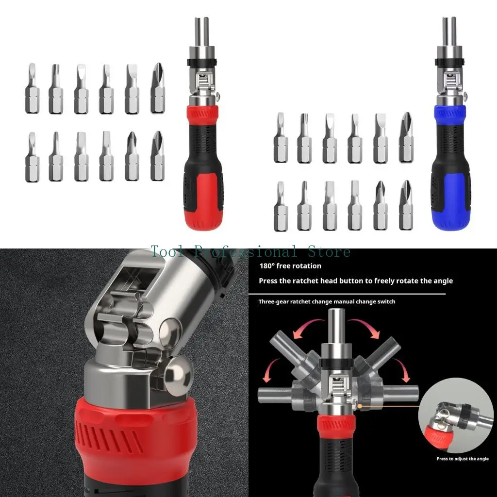 

57QF Practical 13 In 1 Angled Screwdriver Repair Equipment For DIY Repairs