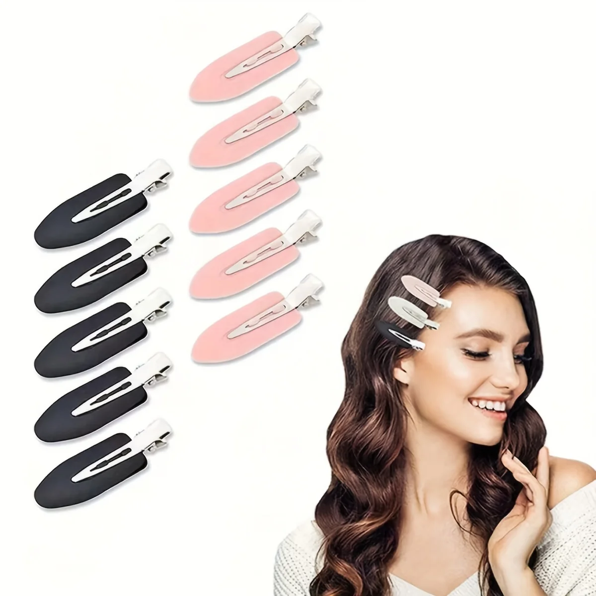 

Женская модель, 30/120 шт., однотонная, модная и простая, милая и милая заколка для волос, подходит для использования с челкой и боком