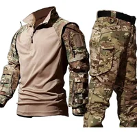 Uniforme táctico, traje de camuflaje Milit, ropa de caza, camisas de combate, pantalones de Camping, ropa de trabajo para hombres, trajes, conjuntos de Paintball Airsoft