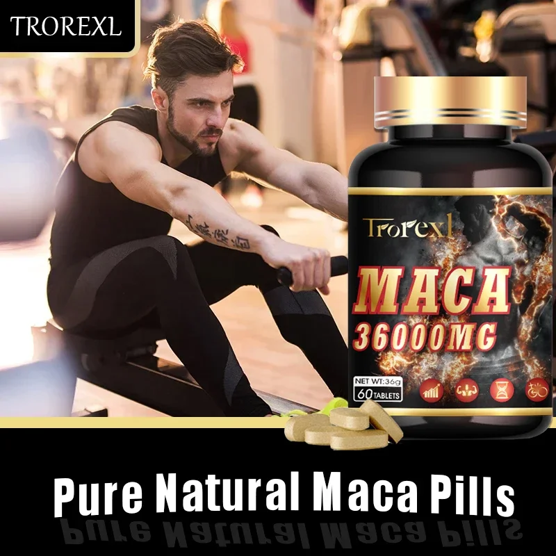 MACA ROOT HIGH STRENGTH EXTRACT CAPSULES 60 VEGAN