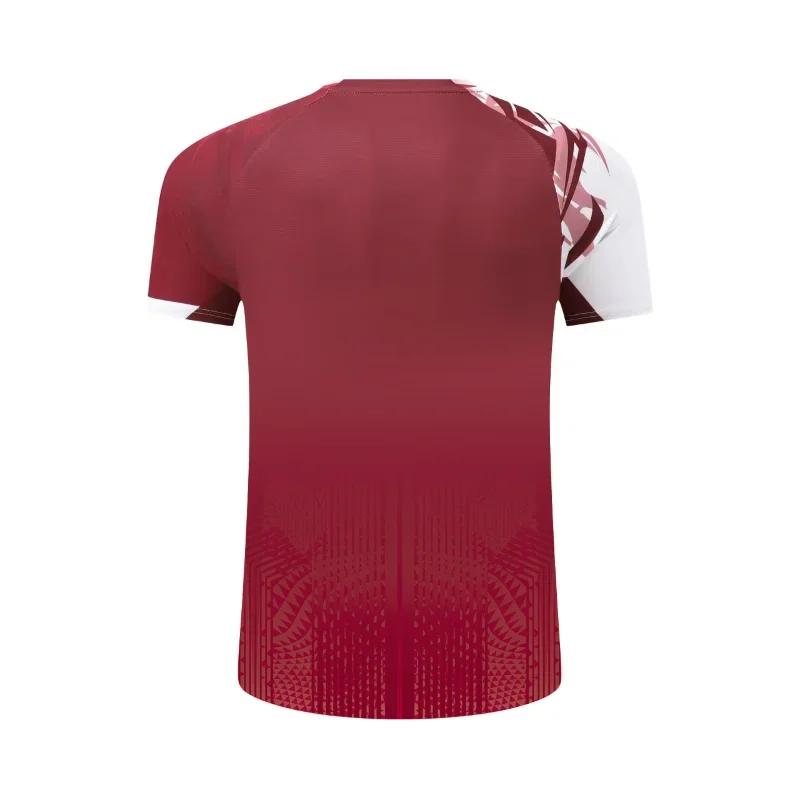 Nuevo para Victory, ropa de bádminton Tenni, Camiseta deportiva de manga corta, cómoda, transpirable, absorbente del sudor, Top fresco duradero