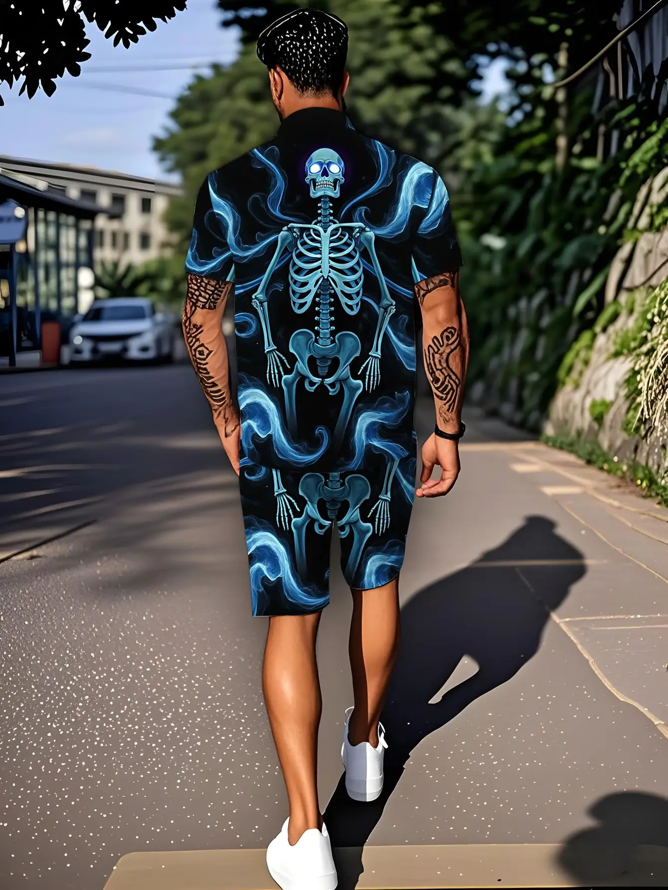 Men's Shirt Sets 2026 Spring/Summer training suit set men Graphic sets for men jogging suit sweat suit 2 piece set 3D Printed