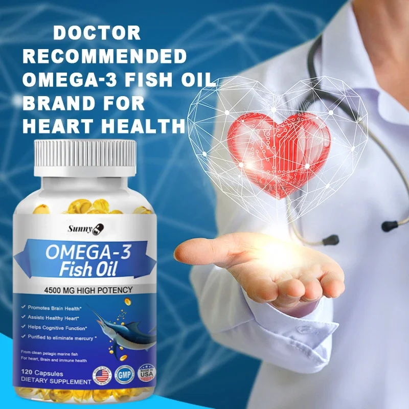 Omega-3 fish oil-benefits the cardiovascular system, protects eye fatigue, cognitive function, and learning ability