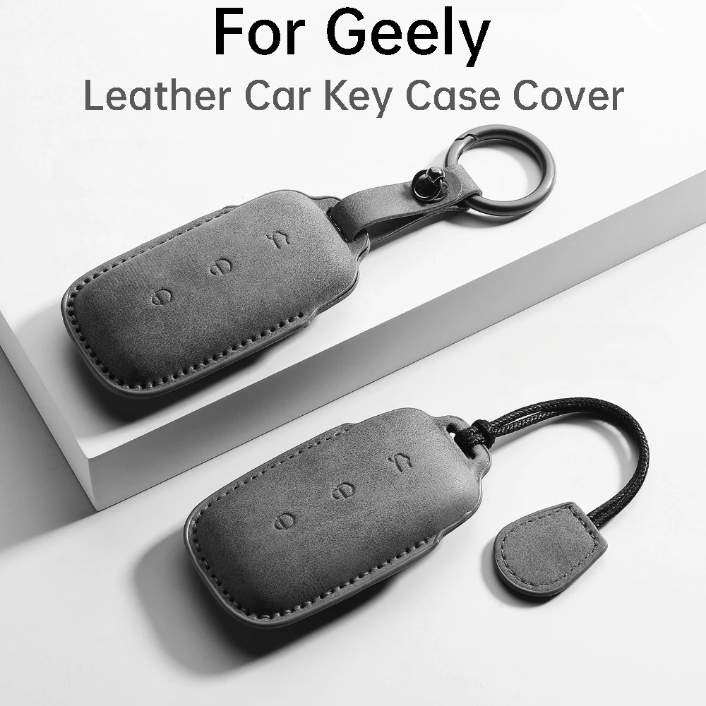 Funda de cuero para llave de coche, para Geely EX5 E5 Galaxy Starshine 6 EX5 EM‑i Galaxy M9 A7 Starray EM‑i Proton eMas 7 PHEV 2026