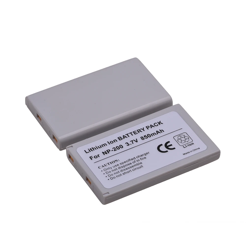 

AsperX 850mAh 3.7V NP-200 NP 200 NP200 Battery Li-ion Bateria for KonicaMinolta DiMAGE Xg X Xi Xt Biz X20 X21 Camera Parts