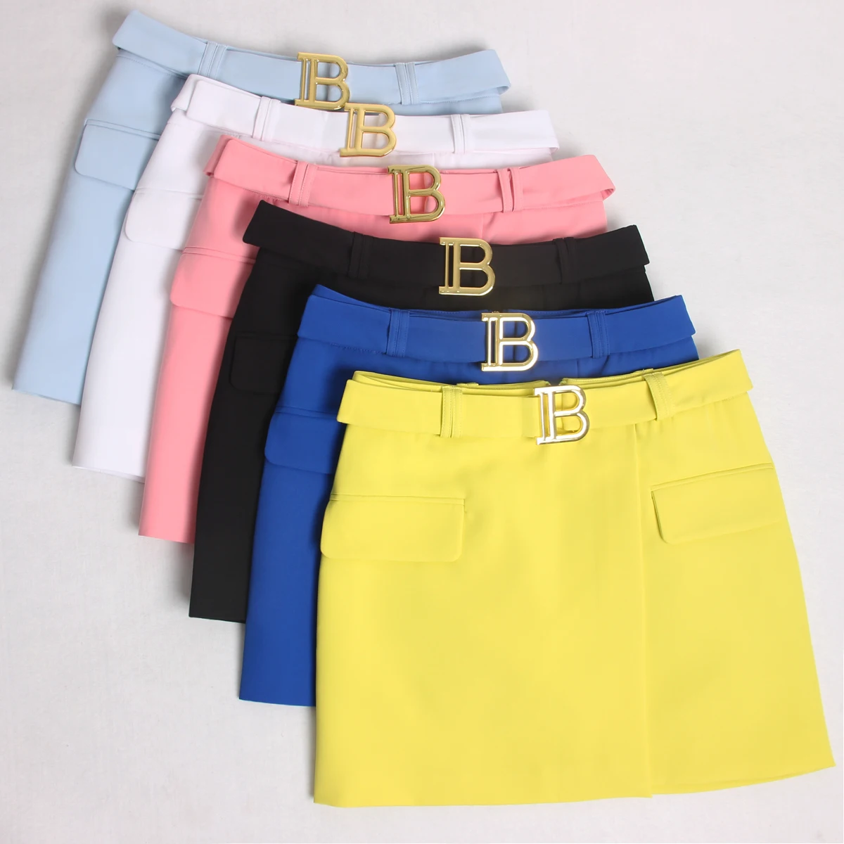 2022 Spring And Summer New Products Are Thin And Short Fashionable Mid-waist Skirts Temperament Commuter Skirt Women S-2XL