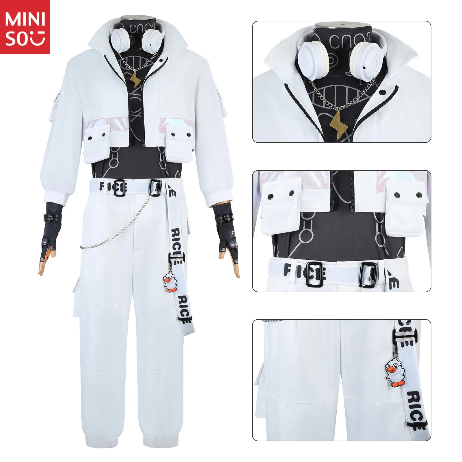 

Miniso Fifth Personality Cos Clothing Linkage Qizhen Fashion Prisoner Cosplay Clothing Two-dimensional Animation Clothing