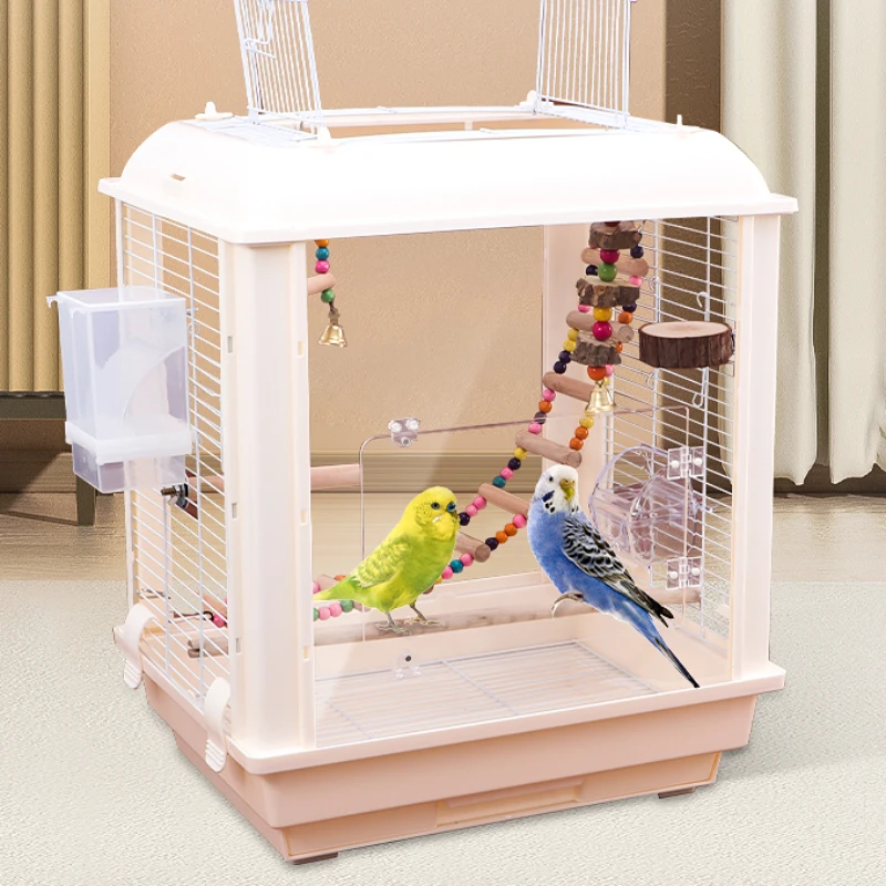 Palomas Parrot Bird Cage Accessories Feeder Rabbit Hamster Cage Passaros Canarios Gaiola Para Passaros Pet Furniture CY50BC