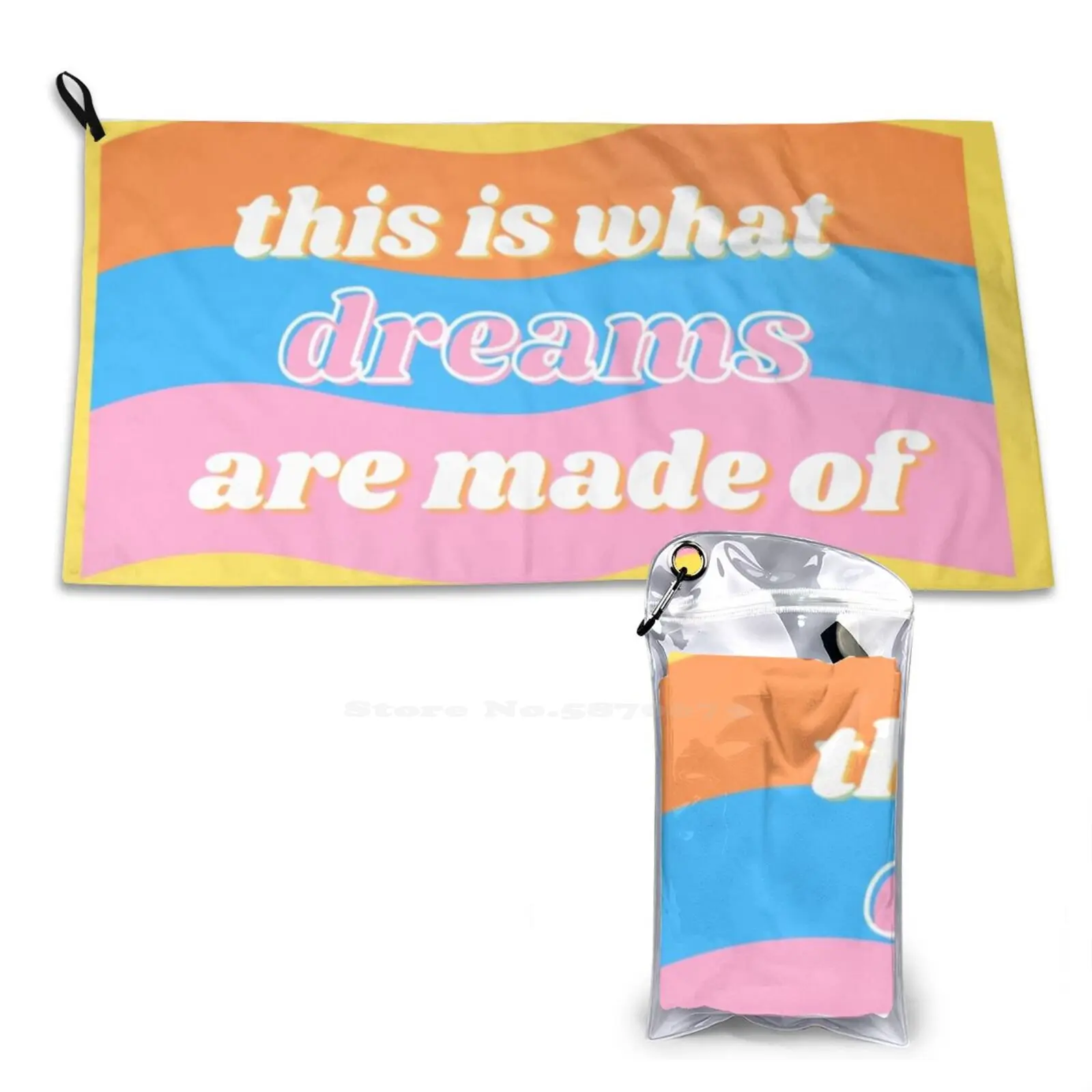 This Is What Dreams Are Made Of Soft Towel Quick Dry Beach Towel The Lizzie Mcguire Movie