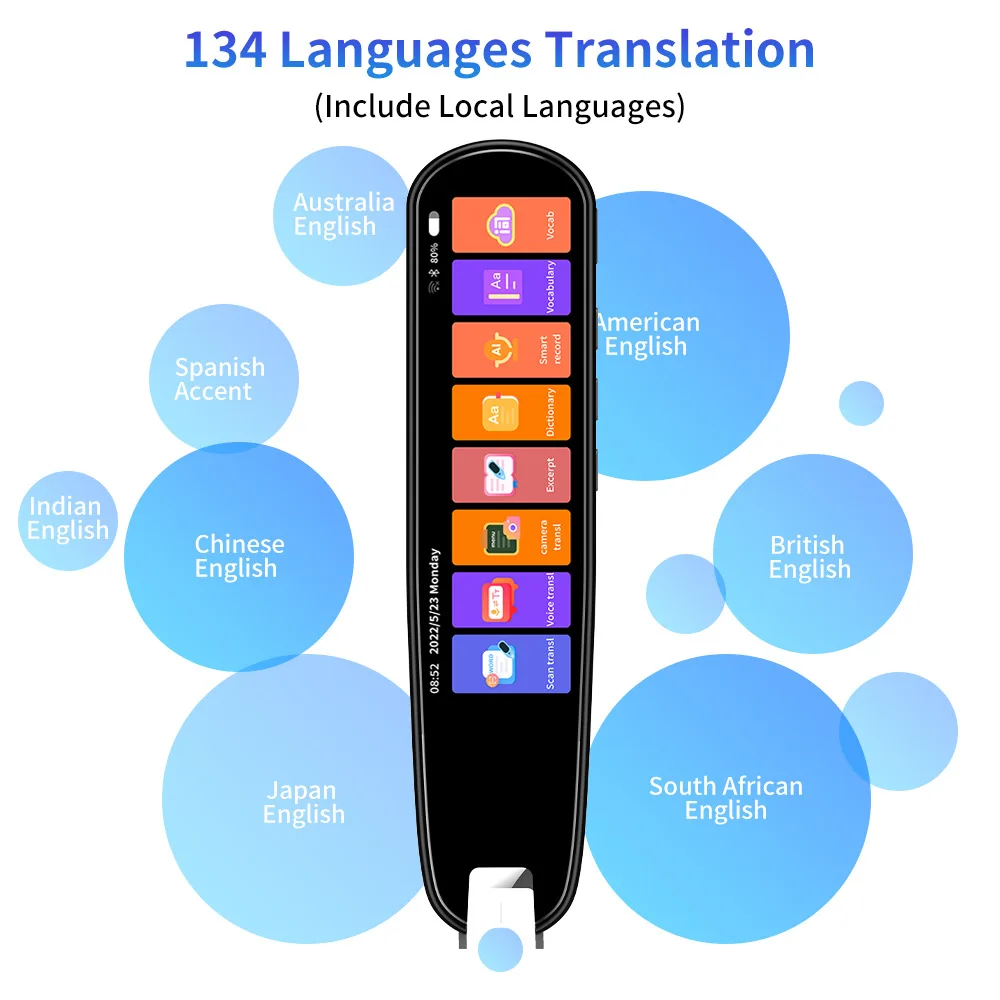 Smart Offline Scan Translator Pen Business Travel Translator for language learners to read