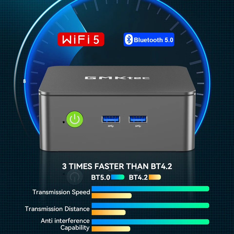 GMKtec G3S Mini PC Intel Alder Lake N95 Windows 11 Pro Mini PC 8GB