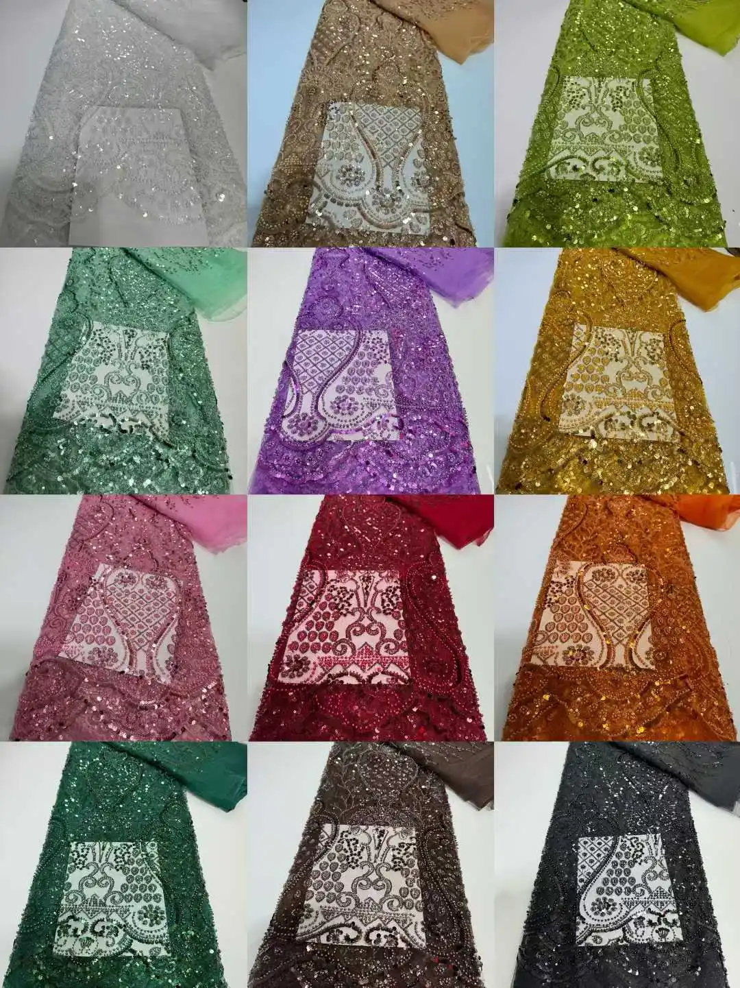 ผ้าลูกไม้ปักลายฝรั่งเศสแบบแอฟริกัน ประดับด้วยลูกปัด ผ้าทูลล์ 3 มิติ ประดับเลื่อม ชุดแต่งงานแบบไนจีเรีย ปี 2025 คุณภาพสูง หรูหรา สำหรับงานปาร์ตี้ ผู้หญิง