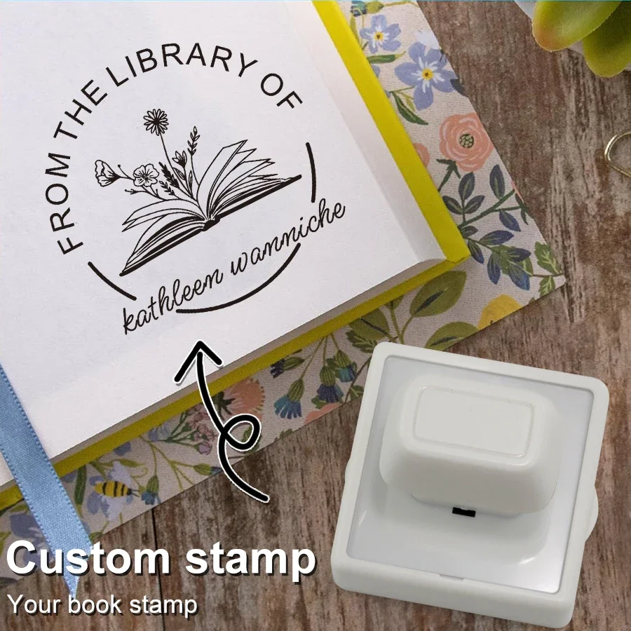 

Белый книжный штамп на заказ | Печать библиотеки самокрасочной чернил и создатель корпоративного логотипа | Из печати библиотеки марок | Свадебное приглашение