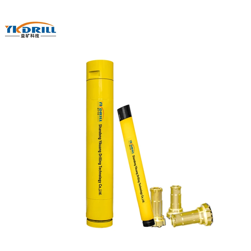 4 inch Diameter 99 mm High Air Pressure DTH Hammer Suited For 2 3/8 Drill Pipe