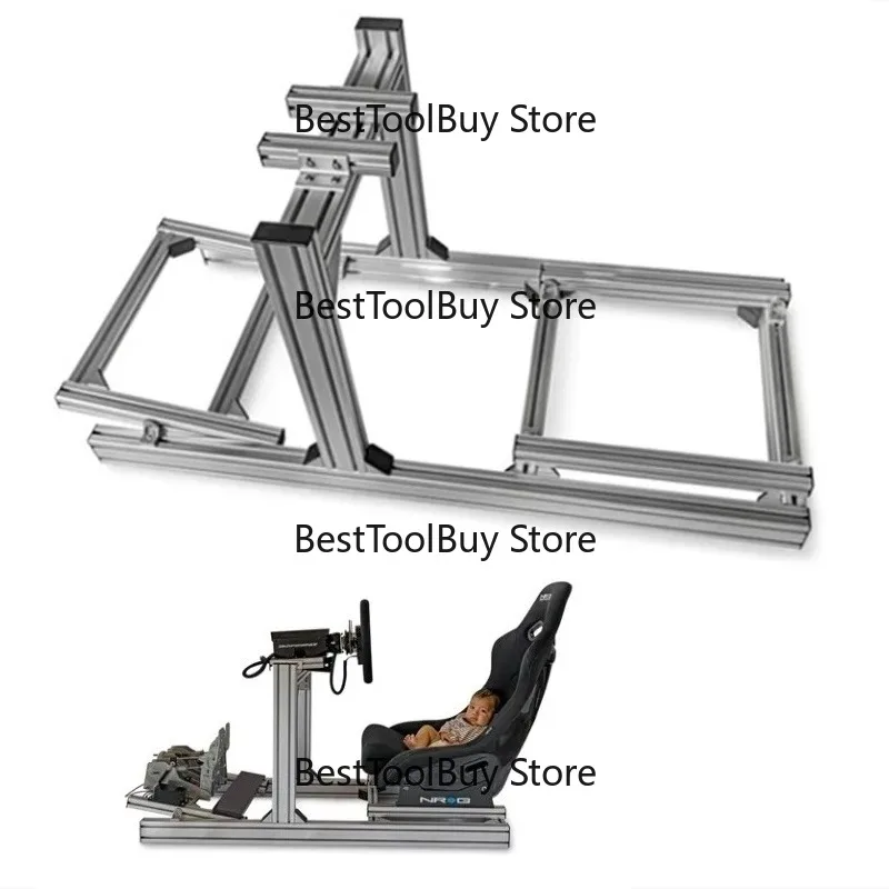 4040 4080 40120 40160 aluminum extrusion custom racing steering wheel driving emulator racing cockpit