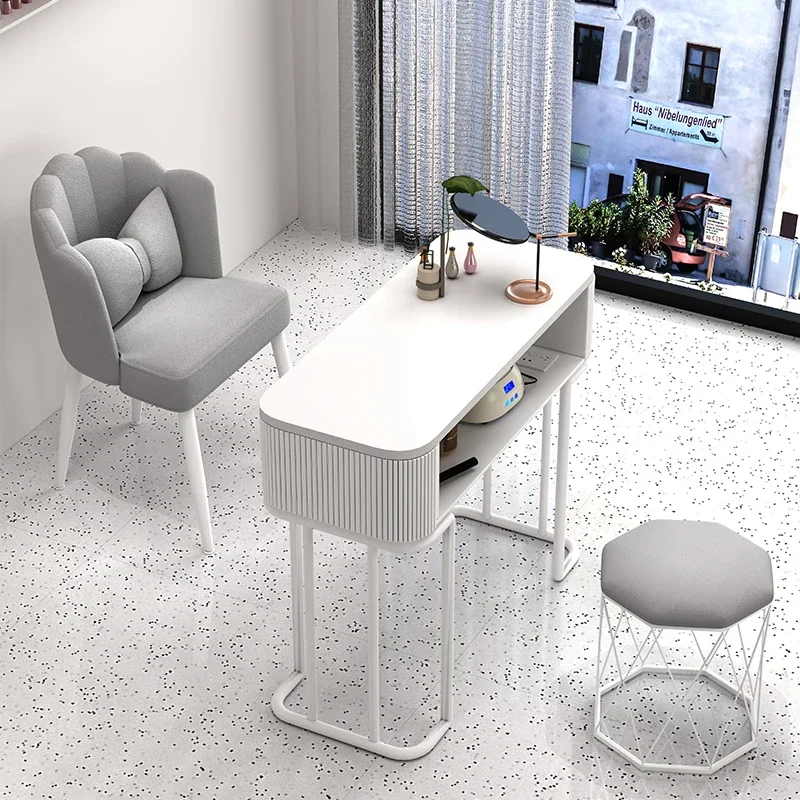 

Furniture Aesthetics Beauty Salon Nail Tables Desk Makeup Portable Table Manicure Nail Table Manicure Professional