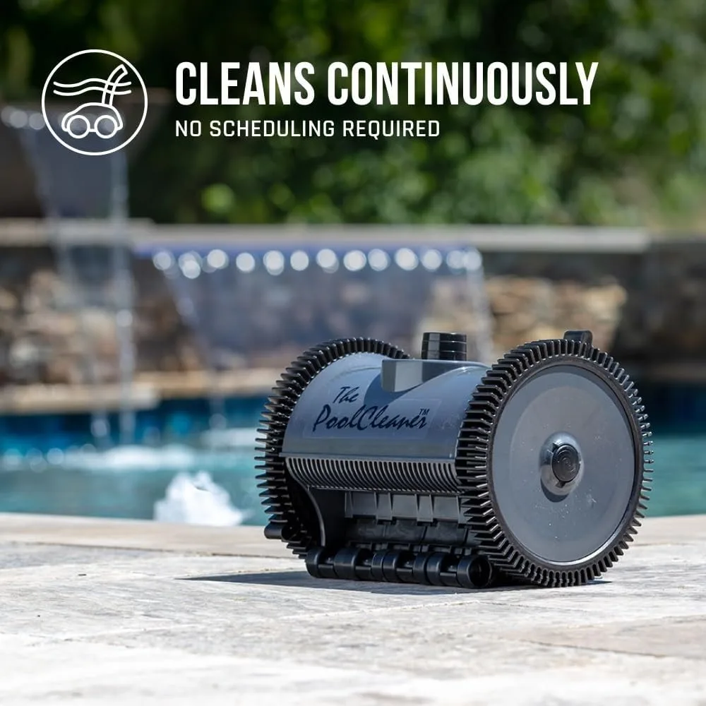 

Poolvergnuegen Suction Pool Cleaner for In-Ground Pools up to (Automatic Pool Vaccum), Gray