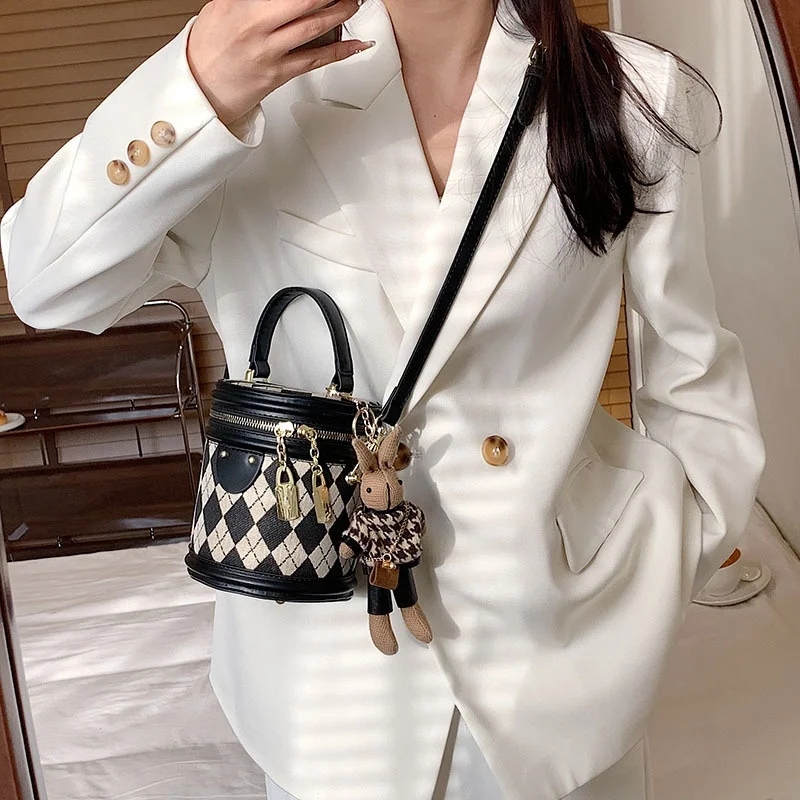 

Women Shoulder Bags Fashion luxury designers Small Handbags for Women PU Leather Crossbody Bucket Bags Ladies Vintage Handbag
