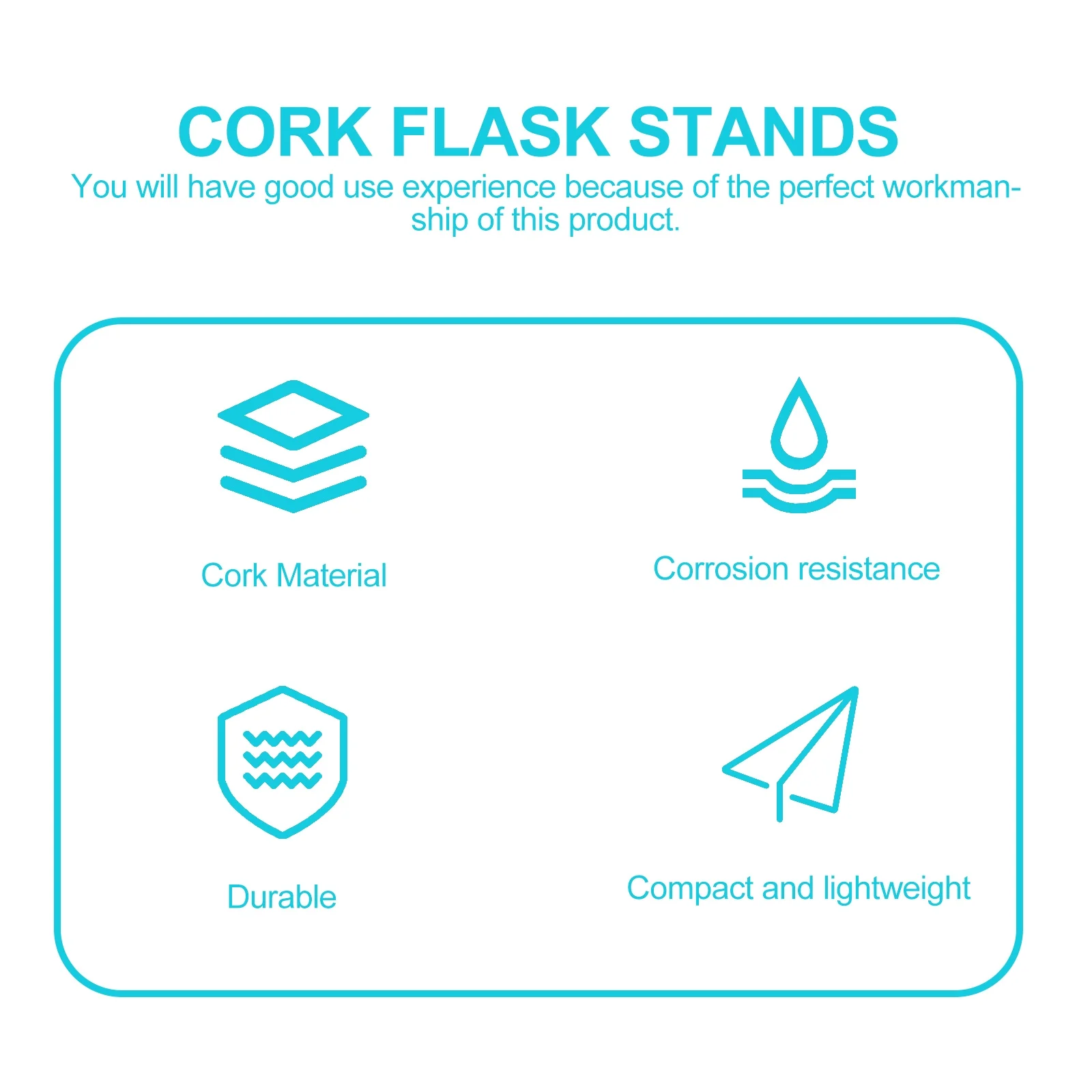 

2Pcs Laboratory Flask Pad Cork Stand for Round Bottom Flasks Heat Resistant Flask Base Holder Experiment Support