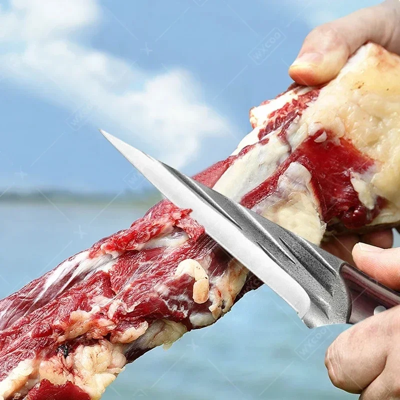 WXCOO Professional Chef Knife Sharp Multifunctional Kitchen Knives Stainless Steel Meat Slicer Fruit Peeler Kitchen Acceesories