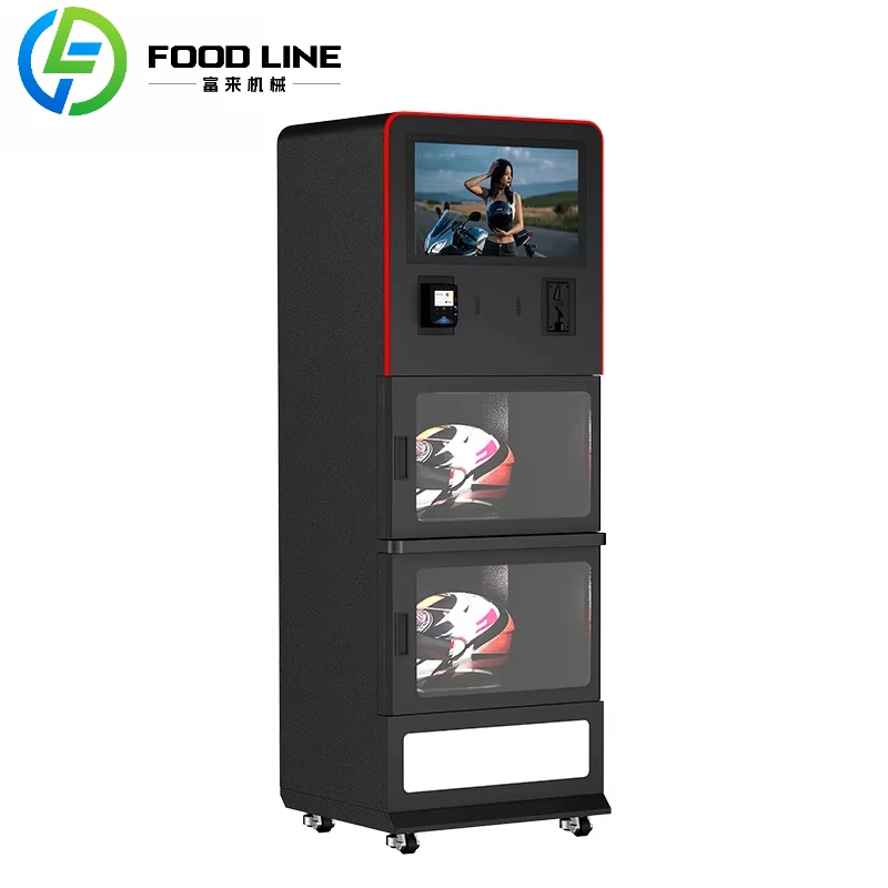 

Industrial Grade Automatic Helmet Cleaning Vending Machine Self-Service Helmet Sanitizing And Drying Kiosk