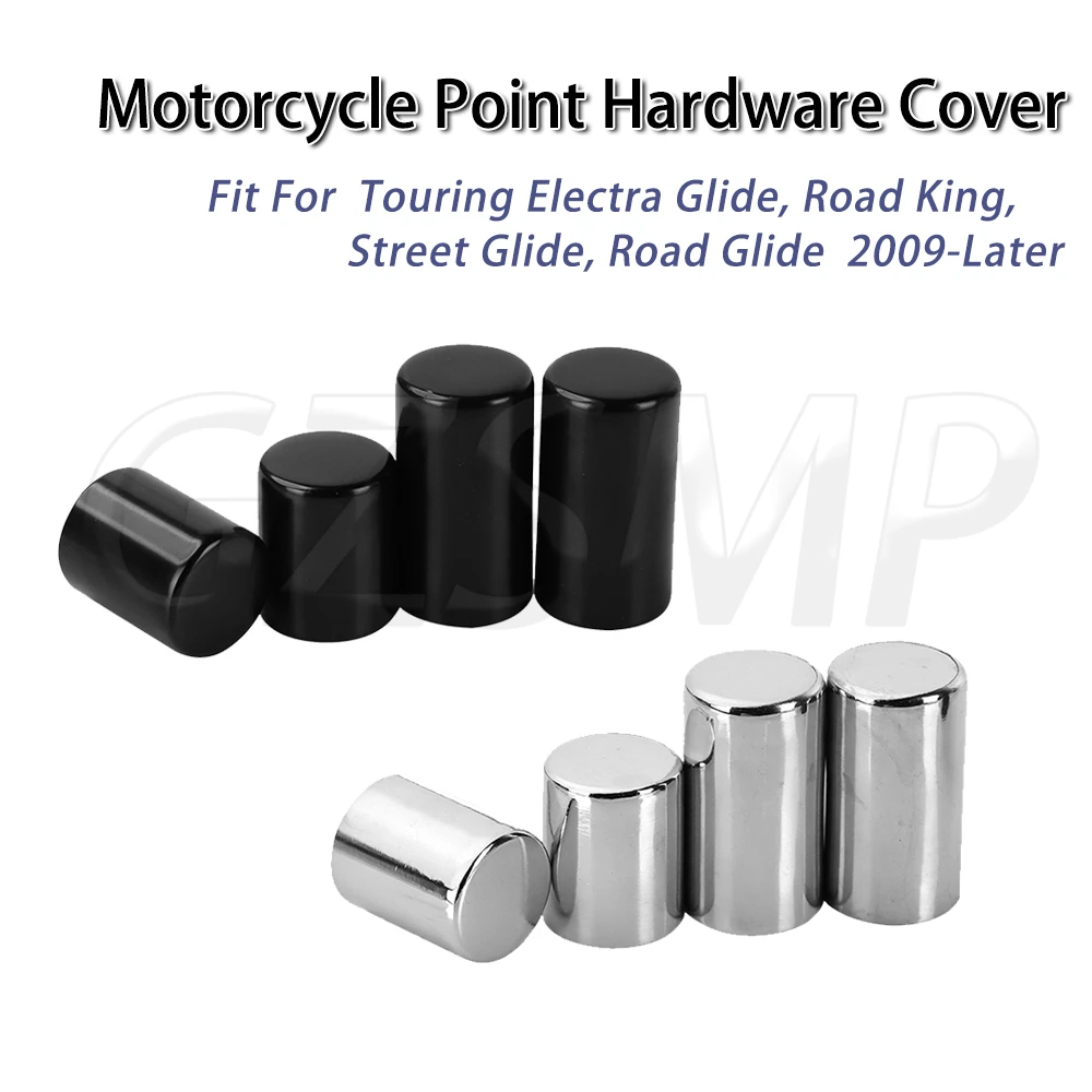 

Комплект черных хромированных накладок для крепления аксессуаров на мотоциклы Harley Touring Street Electra Glide Road King 2009-2025