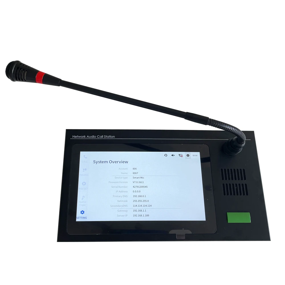 10.1 بوصة فيديو صوت بث مرئي نظام PA المضيف البرمجيات مكبر كهربائي المتكلم مجموعة كاملة المعدات