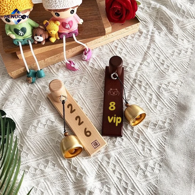 

Custom Outdoor House Number Plaques Personalized Home Store Family Address Name Hotel Signs Wood Exterior Wall Decor with Bell