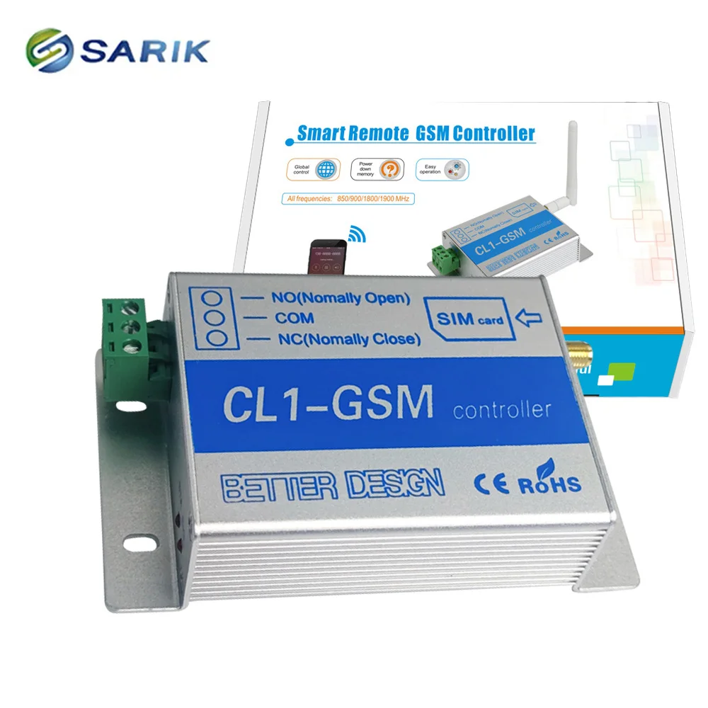 CL1-GSM SMS Call Smart Remote Relay Switch for Automatic Sliding Swing Gate Door Opener
