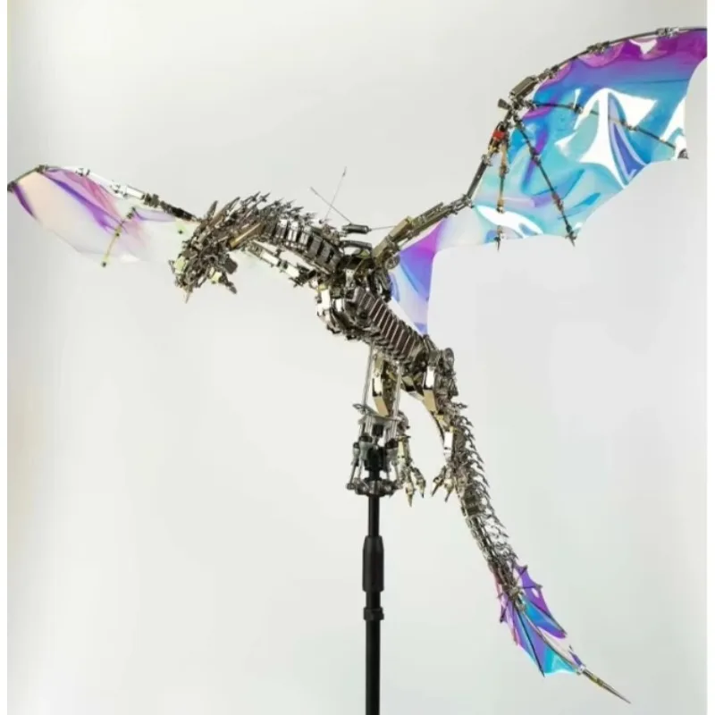 High Difficulty Metal Assembly Model 3D Puzzle Toy DIY Dragon Toy Set