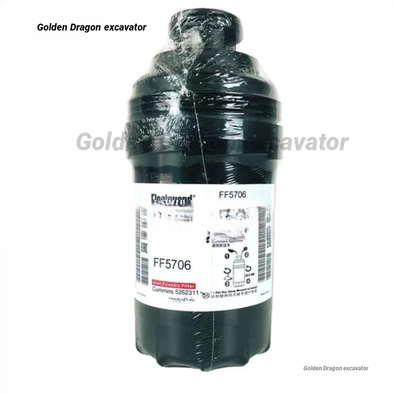 Excavator Parts For Freega Original Ff5706 Fuel Filter Suitable For Fukuda Oling/Omar Isf3.8 Engine Genuine