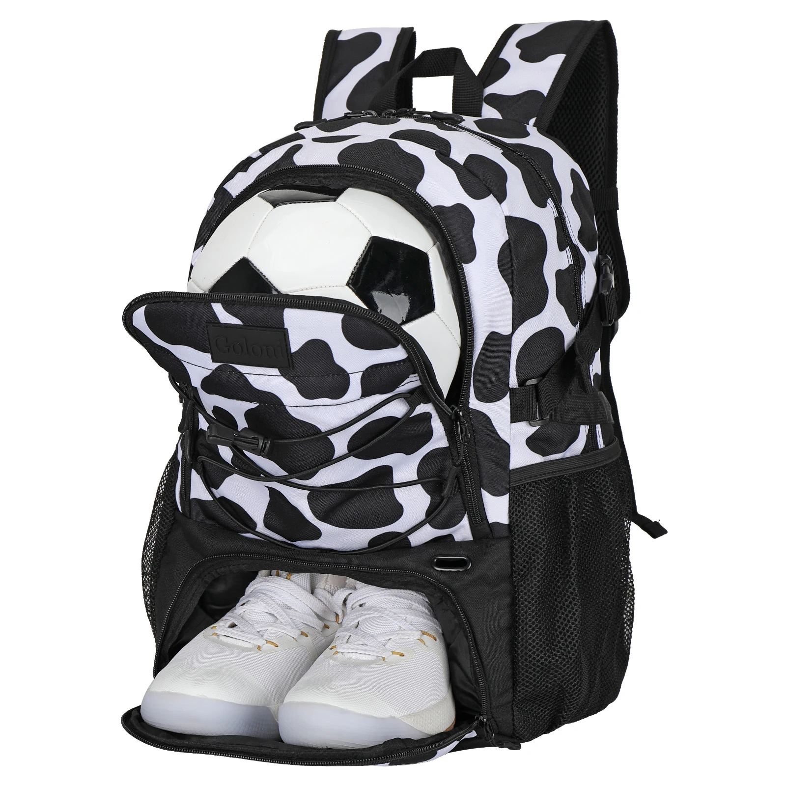 

Goloni Soccer Backpack,Basketball Backpack with Ball Compartment & Shoe Compartment,Backpack for Basketball,Soccer