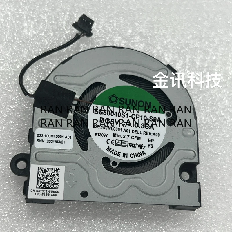 06T5J2 0XKD91 新しいオリジナル DELL Inspiron 13 5310 ラップトップ CPU 冷却ファン GPU クーラーファン 6T5J2 CN-06T5J2 XKD91 CN-0XKD91