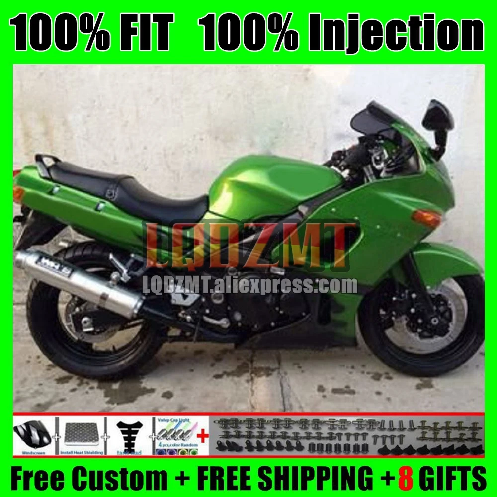 OEM Fairing For KAWASAKI NINJA ZZR 400 ZZR400 1993 1995 1996 1997 1998 1999 78No.87 ZZR-400 Green hot 00 01 02 05 06 07 Body