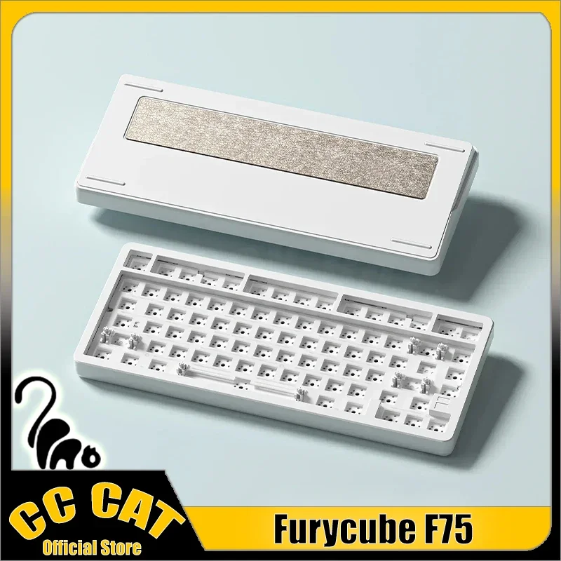 

Furycube F75 Mechanical Keyboard Kit 3 Mode USB/2.4G/Bluetooth Wireless Keyboard Hot Swap Aluminum Alloy Gamer Keyboard Kit Gift