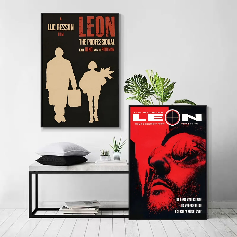 Leon The Professional DIY Sticky Poster Whitepaper Prints Posters Artwork Vintage Decorative Painting