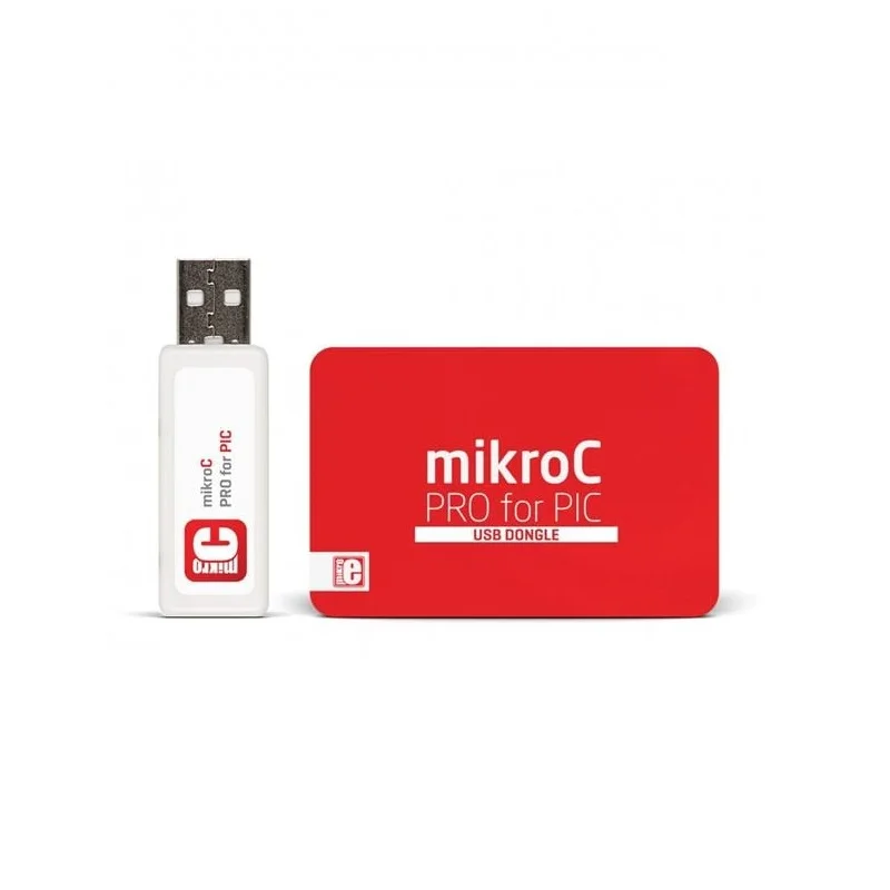 

MIKROELEKTRONIKA MIKROE-736 Compiler, USB Dongle, PIC, Node Locked, Windows, 1 Licence