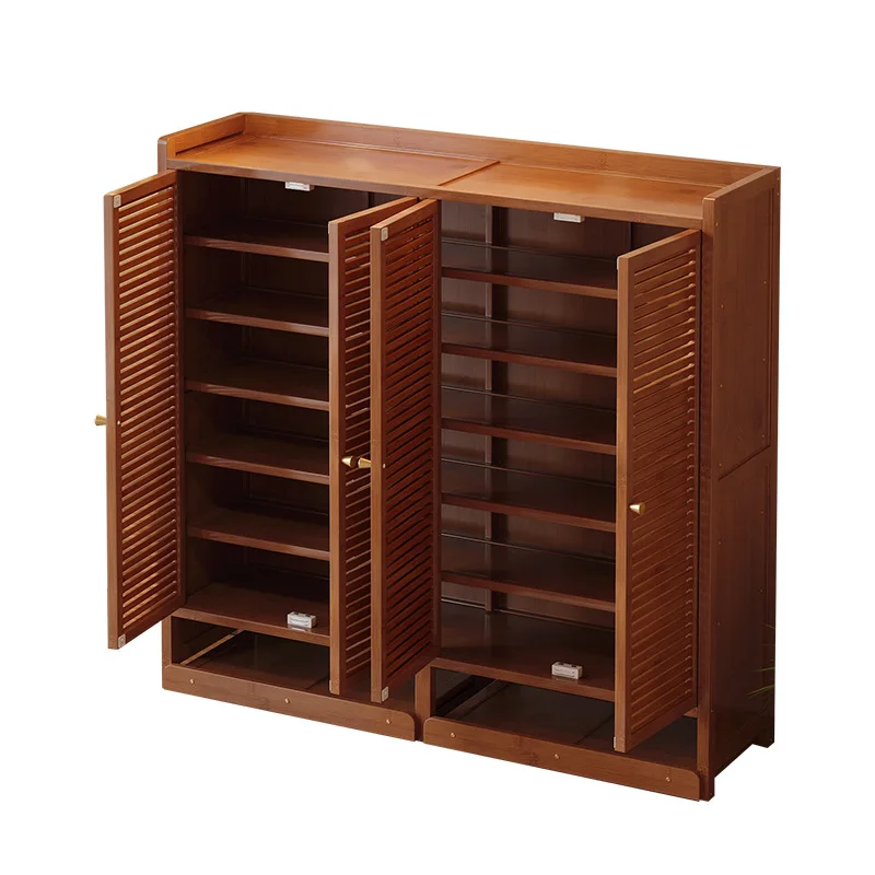 

New simple shoe cabinet popular home shoe rack dust shoes slippers rack rental house