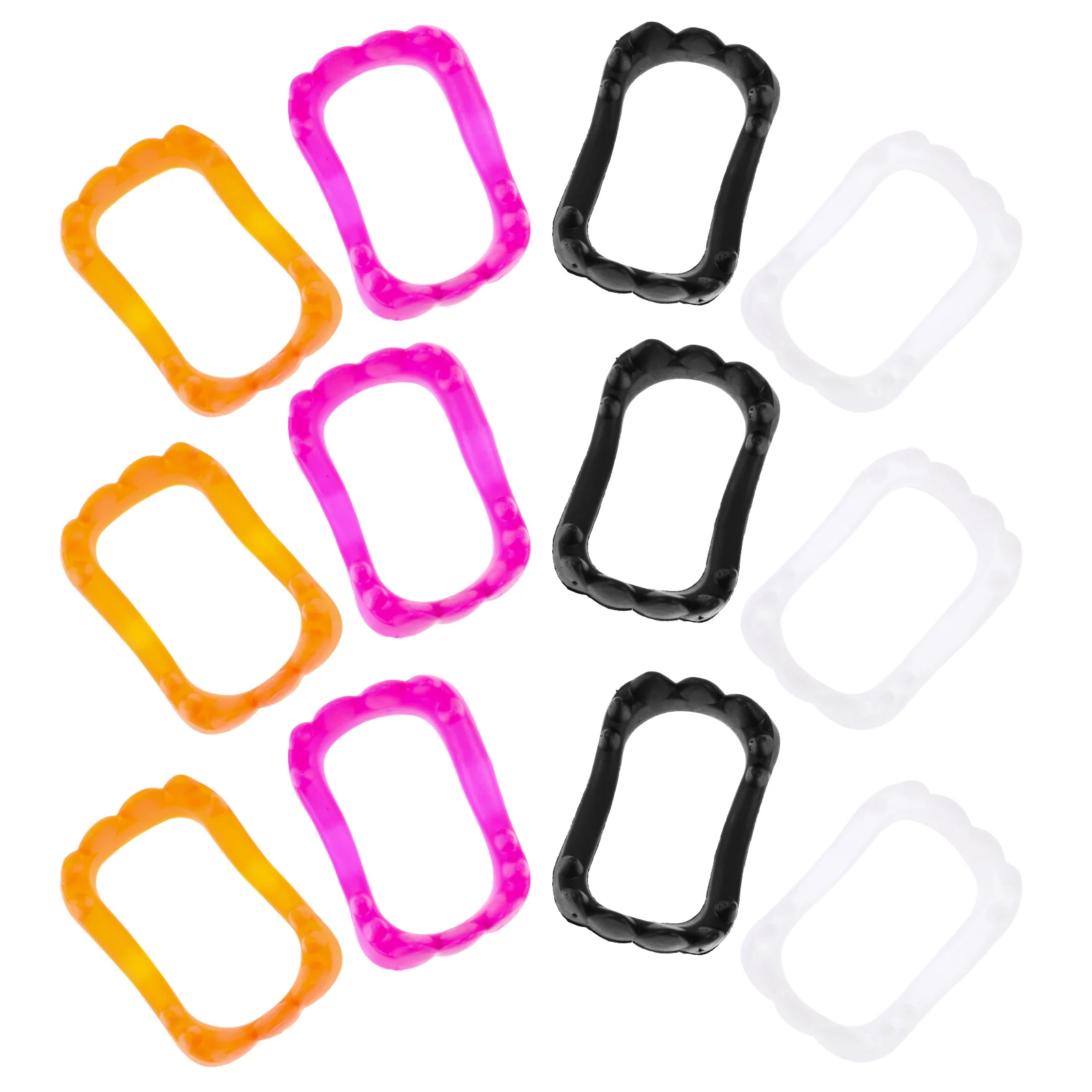 Halloween Fangs Dentures Toy Costume Party Props Vampire Cosplay Colorful Fake Teeth