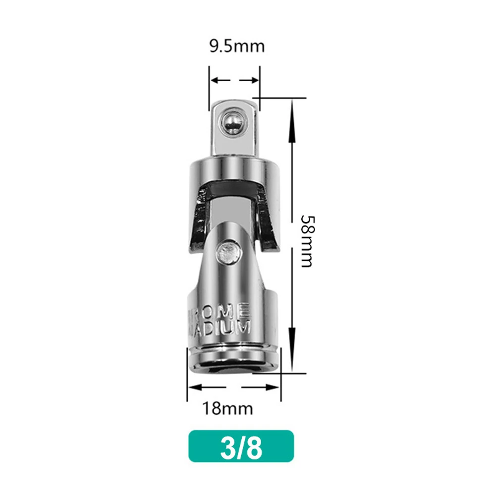 Socket Adapter with for triple Drive Size Support 1/4 3/8 1/2 Inch for Ratchet Extension Use in Mechanical Assembly and