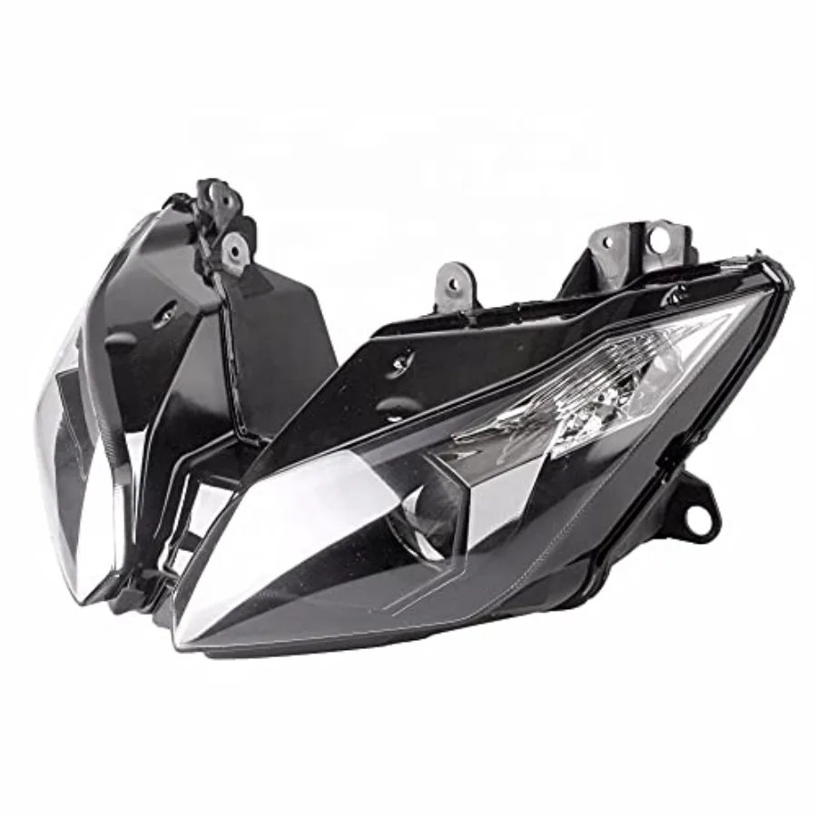 مجموعة المصابيح الأمامية للدراجة النارية متوافقة مع Kawasaki 20132018 ZX6R NINJA 2013 14 15 16 17 2018 Ninja ZX6R 1318 Motorb