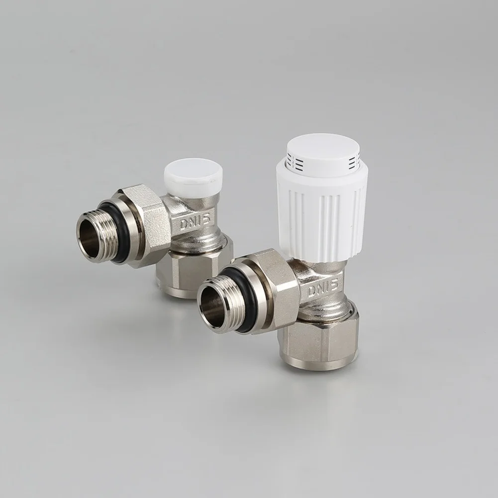 Brass Manual Heating Valve For PPR Floor Systems Angle Design Leak For Proof Temperature Regulator, Home Improvement Accessory