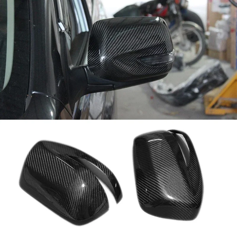 

For Subaru Legacy forester 2010-2012 carbon fiber modified automobile rearview mirror shell mirror cover 2PCS Add on style