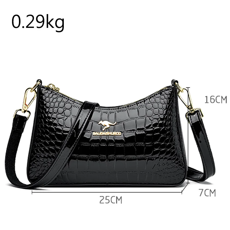 Luxury Designer Style Women\'s Shoulder Bags Sac A Main Femme De Marque Summer New Ladies Messenger Bags Solid Color Leather Bags