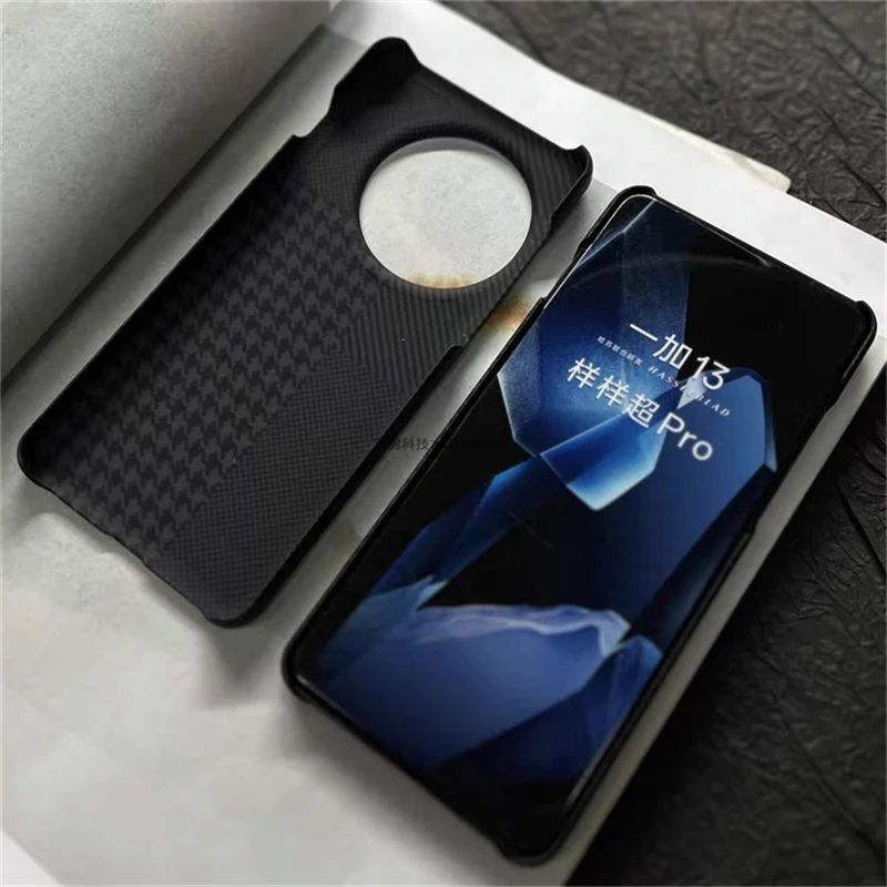Grid Texture Slim Case dla OnePlus 13 12 R 11R ACE 5 Pro 3 One Plus 13R OnePlus12 Lekki PC Hard Back Cover Fashion Bumper — zdjęcie produktu 4