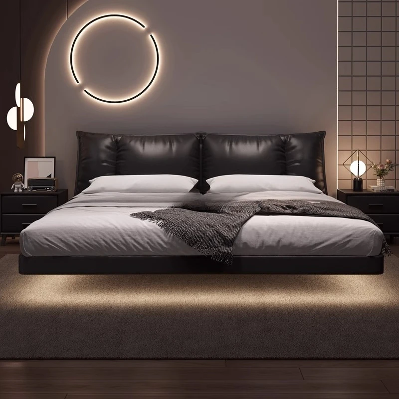Bed Luxury Queen Floor Sleeping Space Saving Full Bed Safe Platform