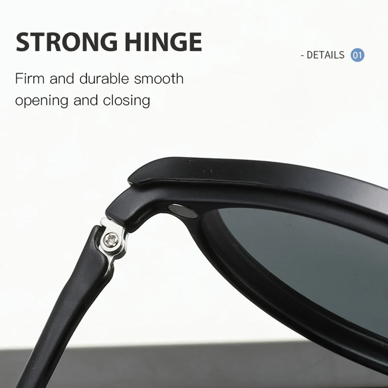 Eyeglasses Frame Men Women With 5 PCS Clip On Polarized Sunglasses Spectacle Magnetic Glasses Male UV400 Eyeglasses 2223