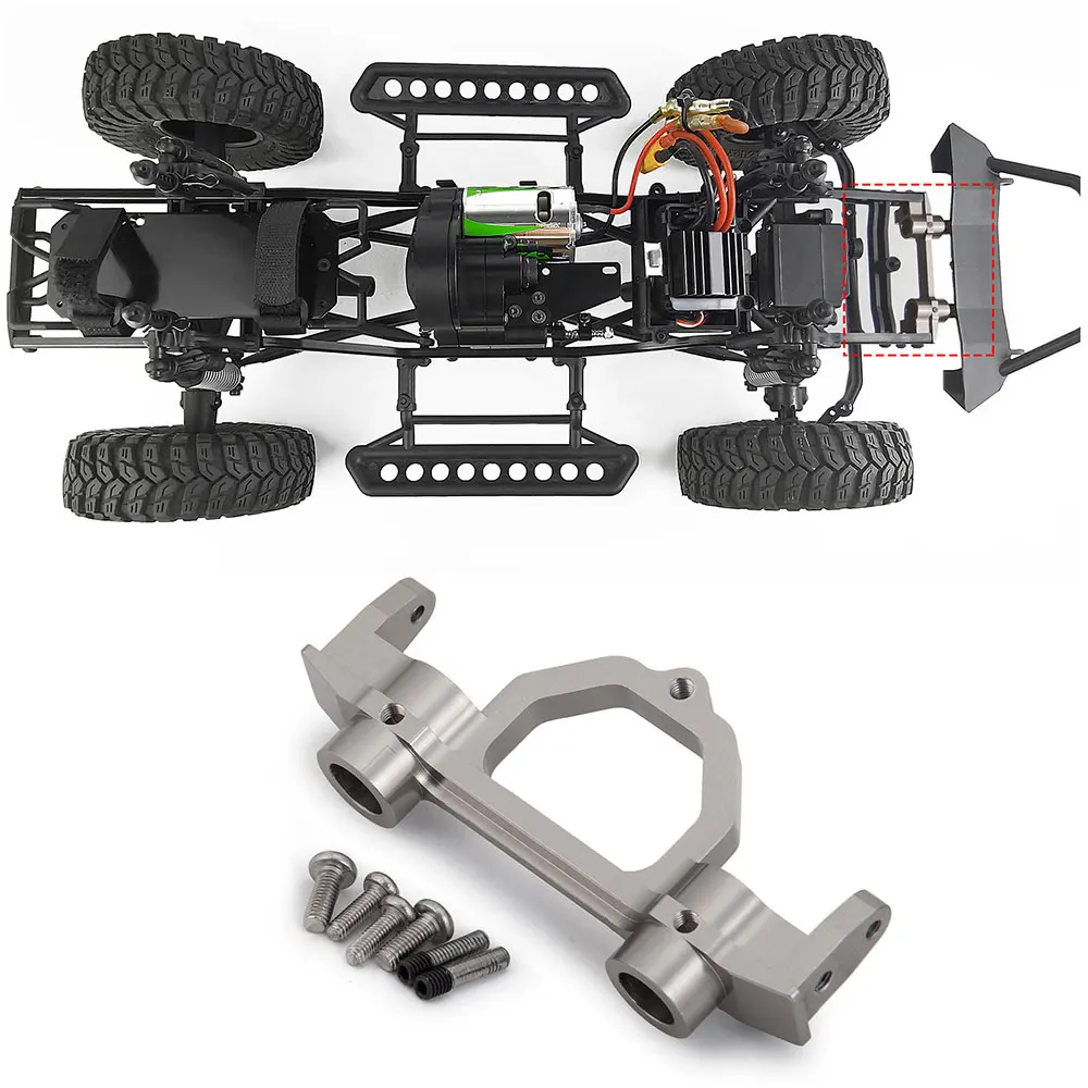 YEAHRUN RC Car supporto paraurti anteriore per Axial 90047 Wrangler & SCX10 II 90046 1/10 RC Crawler Car Upgrade Parts