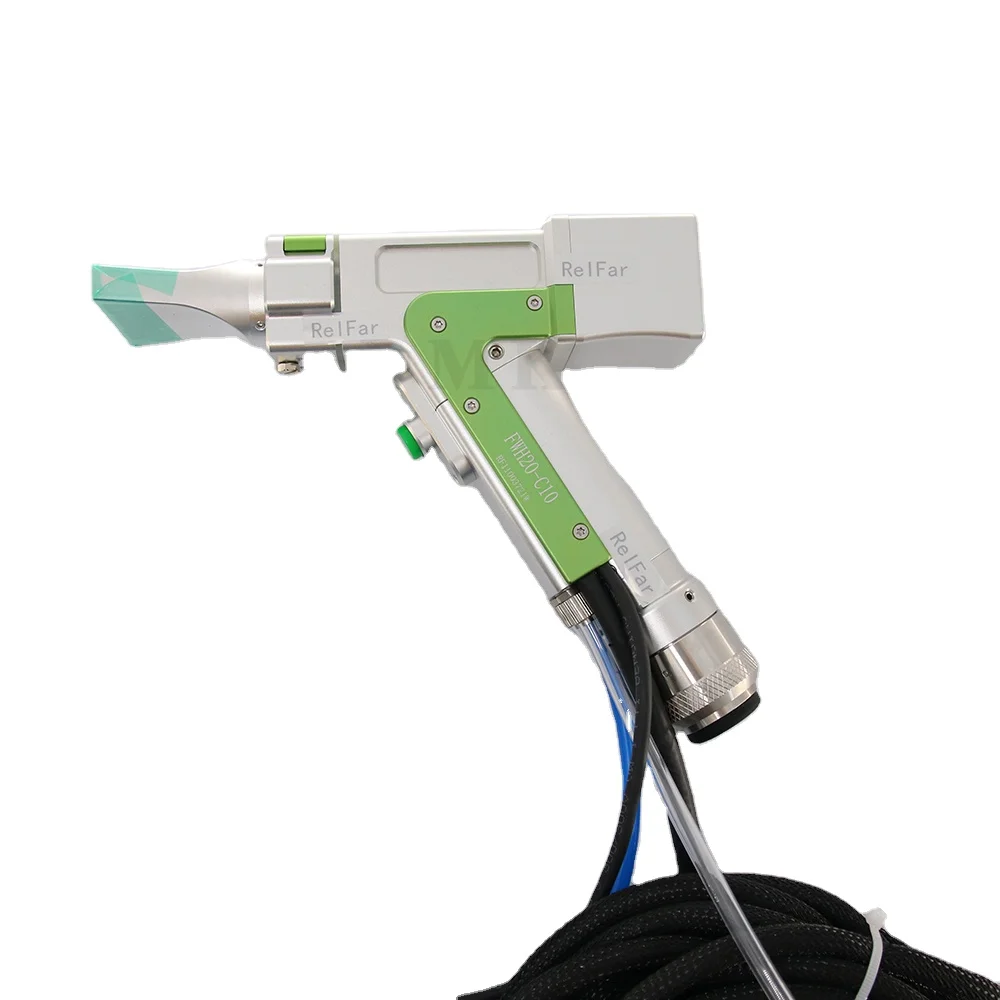 Steel & Aluminum Cleaning New 2000W Water/Air Cooling System RelFar Hand-held Fiber Rust Removing for Stainless
