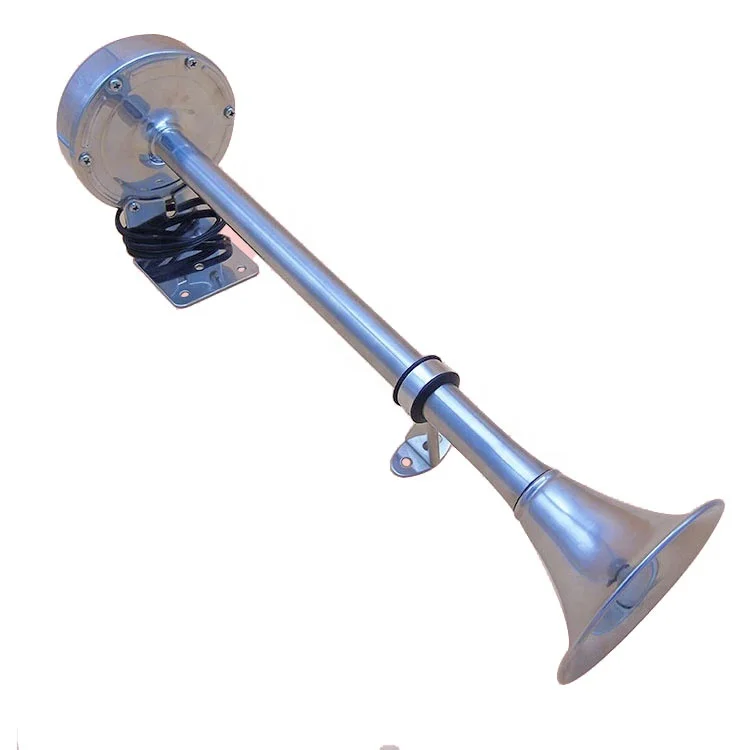 자동차 보트 기차 에어혼 싱글 라우드 사운드 트럼펫 전기 경적 해양 트럭